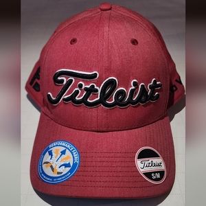 Titleist FJ FootJoy Pro V1 New Era A-Flex FlexFit Hat Cap Small/Medium S/M